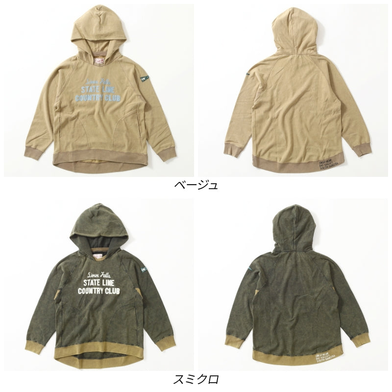 ヴィンテージ風 プルパーカー / 23012302
