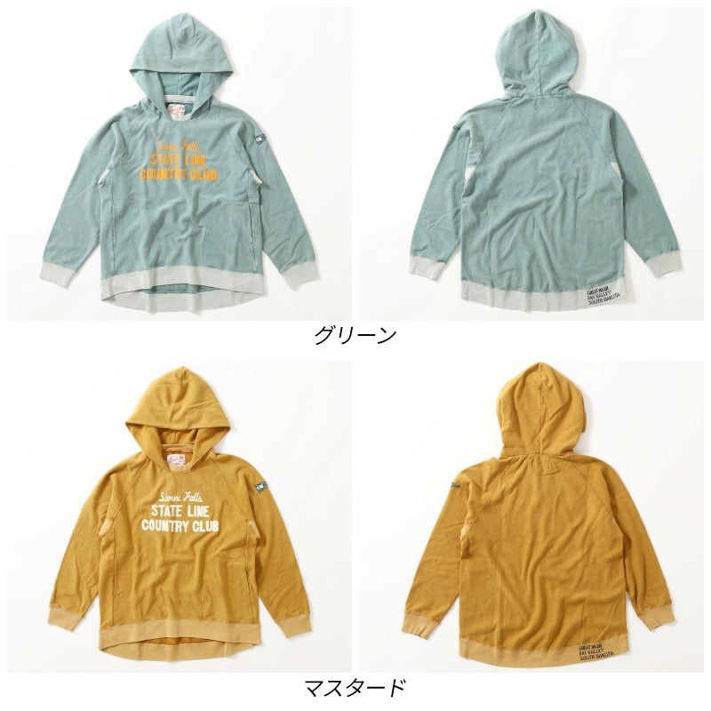 ヴィンテージ風 プルパーカー / 23012302