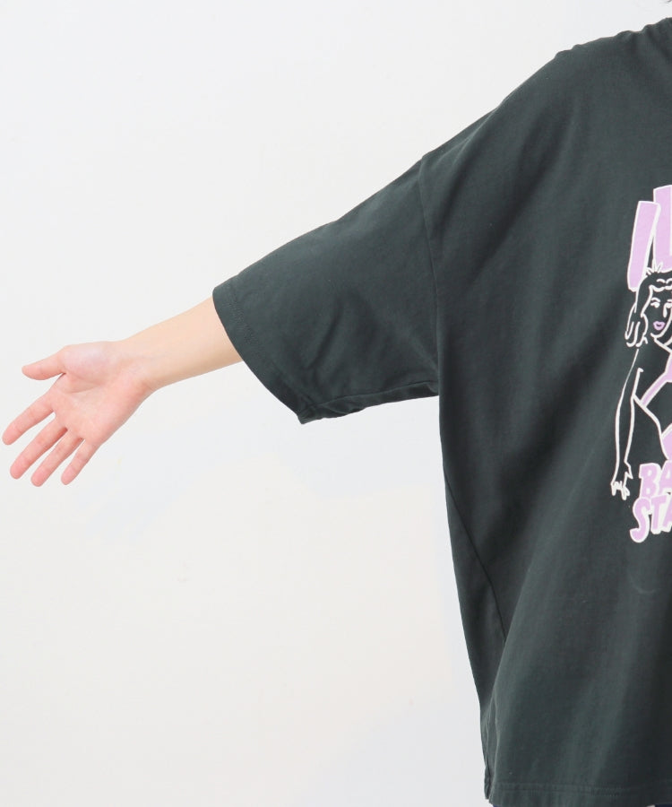 リメイク風プリントTシャツ/ 23022607