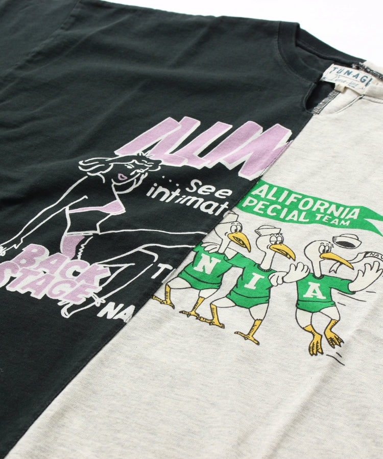 リメイク風プリントTシャツ/ 23022607