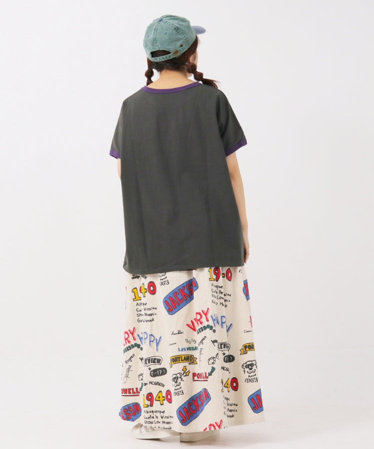 配色リンガーTシャツ/ 23032616
