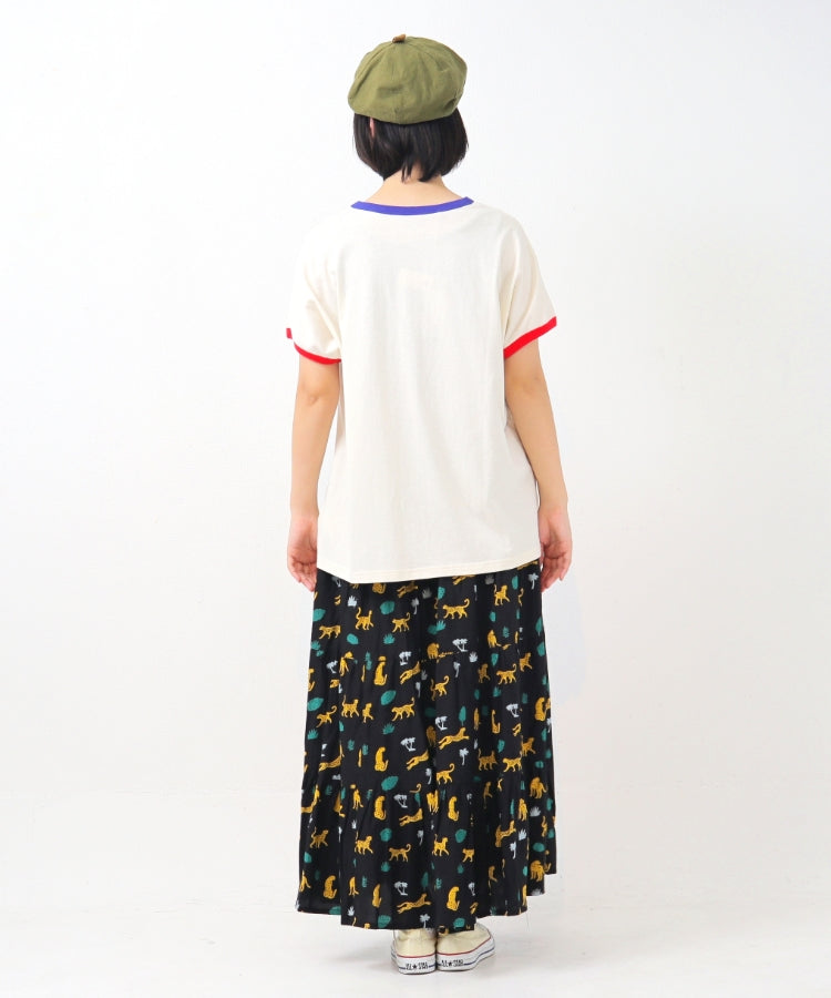 配色リンガーTシャツ/ 23032616