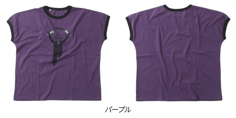 配色リンガーTシャツ/ 23032616