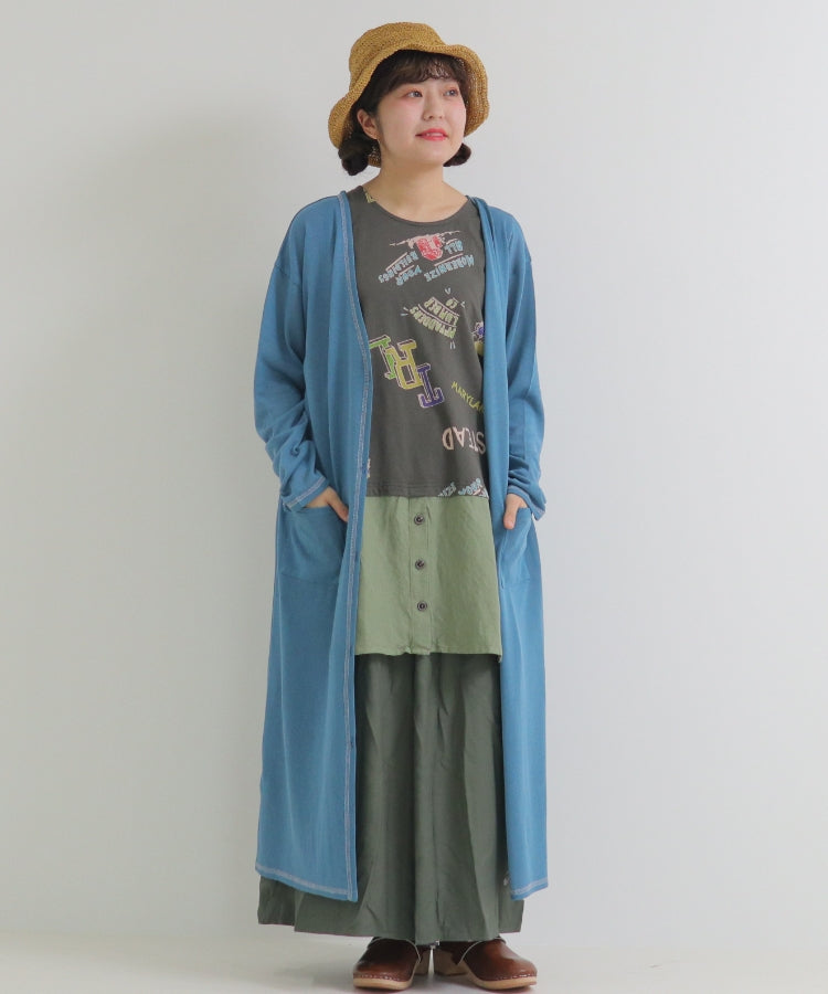 ロングカーディガン長袖/24032341