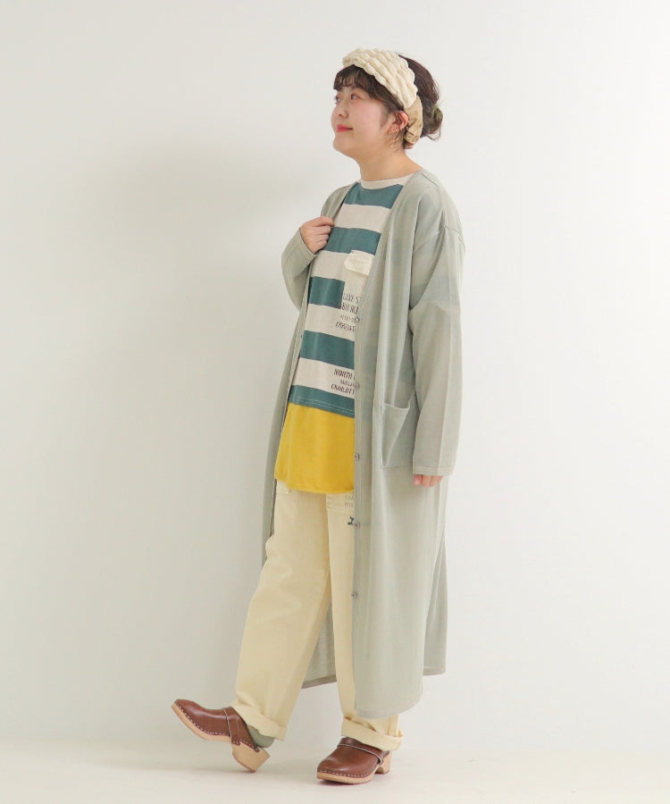 ロングカーディガン長袖/24032341