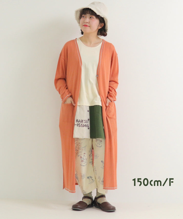 ロングカーディガン長袖/24032341