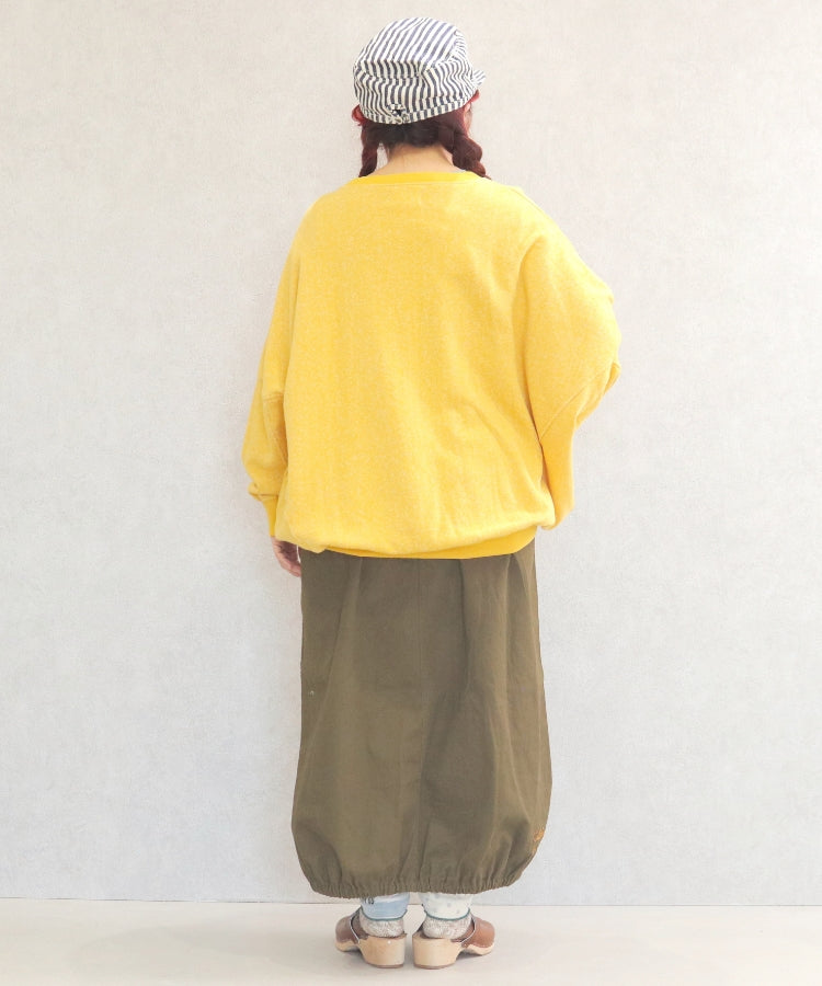 おじさんプリント長袖シャツ/25012602