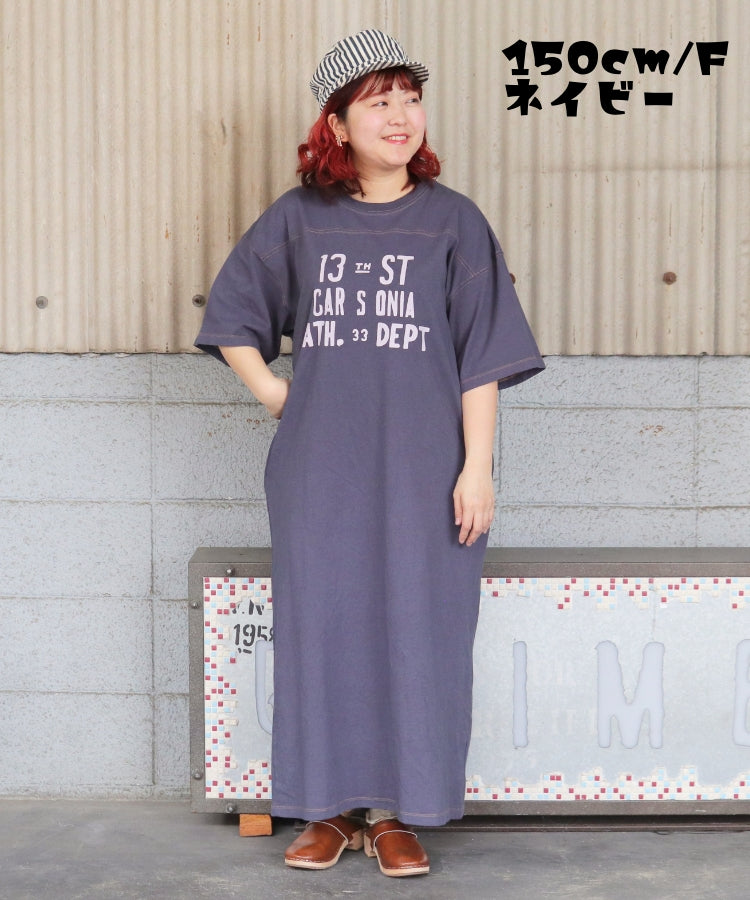 【春新作】半袖ロゴワンピース/25042314