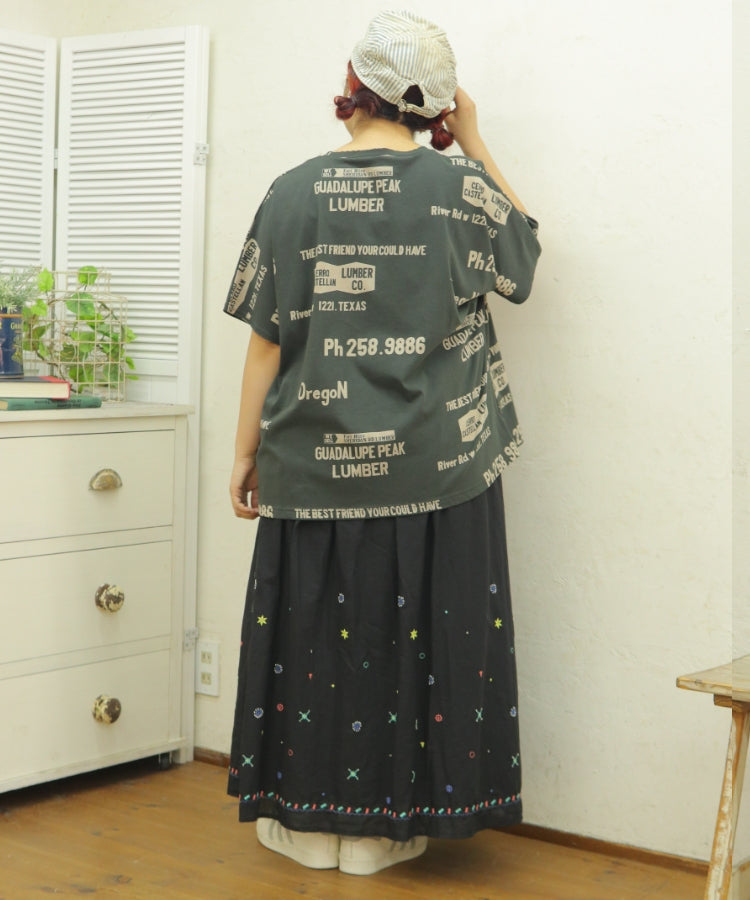 【春新作】ワイド5分袖プルオーバー/25042316