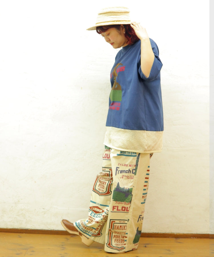 【春新作】裾メッシュTシャツ/25042610