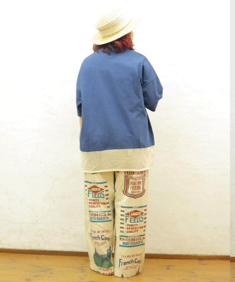【春新作】裾メッシュTシャツ/25042610