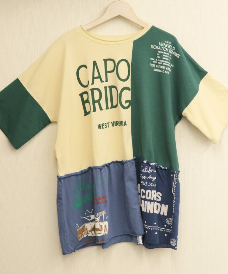 【春新作】リメイク風Tシャツ/25042614