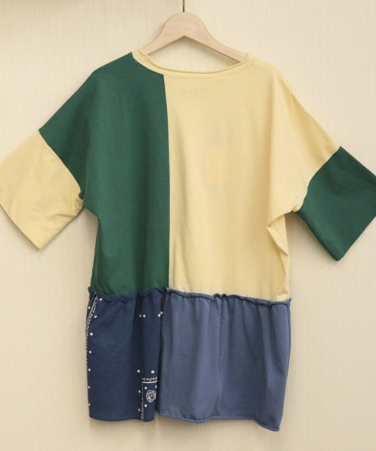 【春新作】リメイク風Tシャツ/25042614