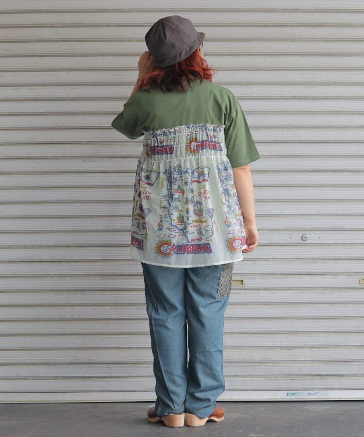 【新作】異素材ベアトップTシャツ/25052318