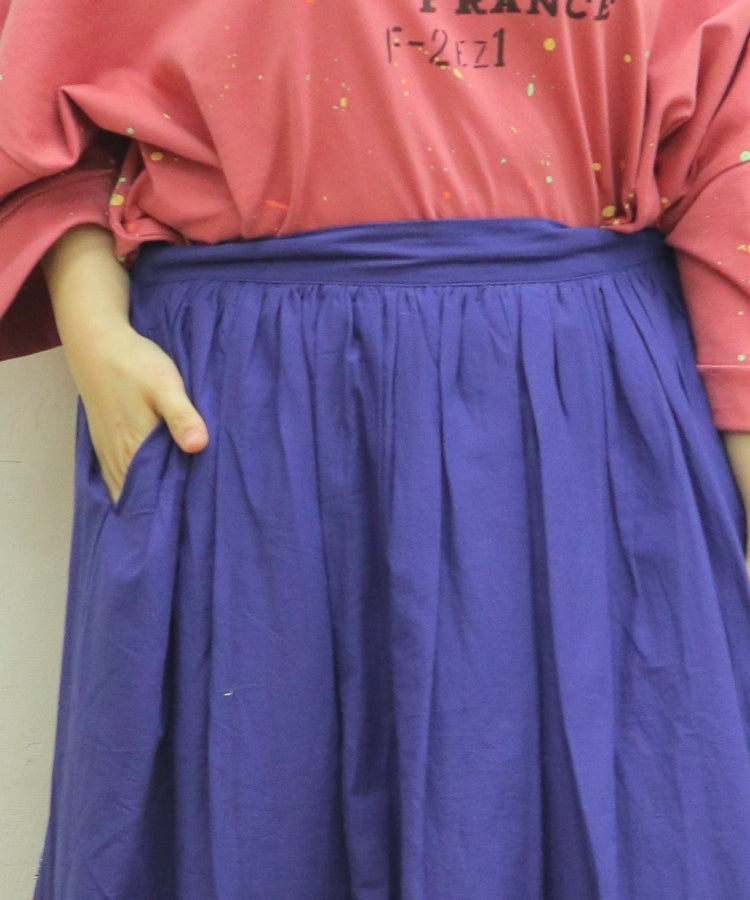 【新作】ビーズ刺繍ギャザースカート/25054311