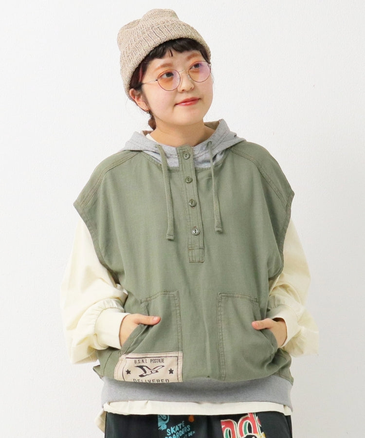 フード付きベスト / 23024310