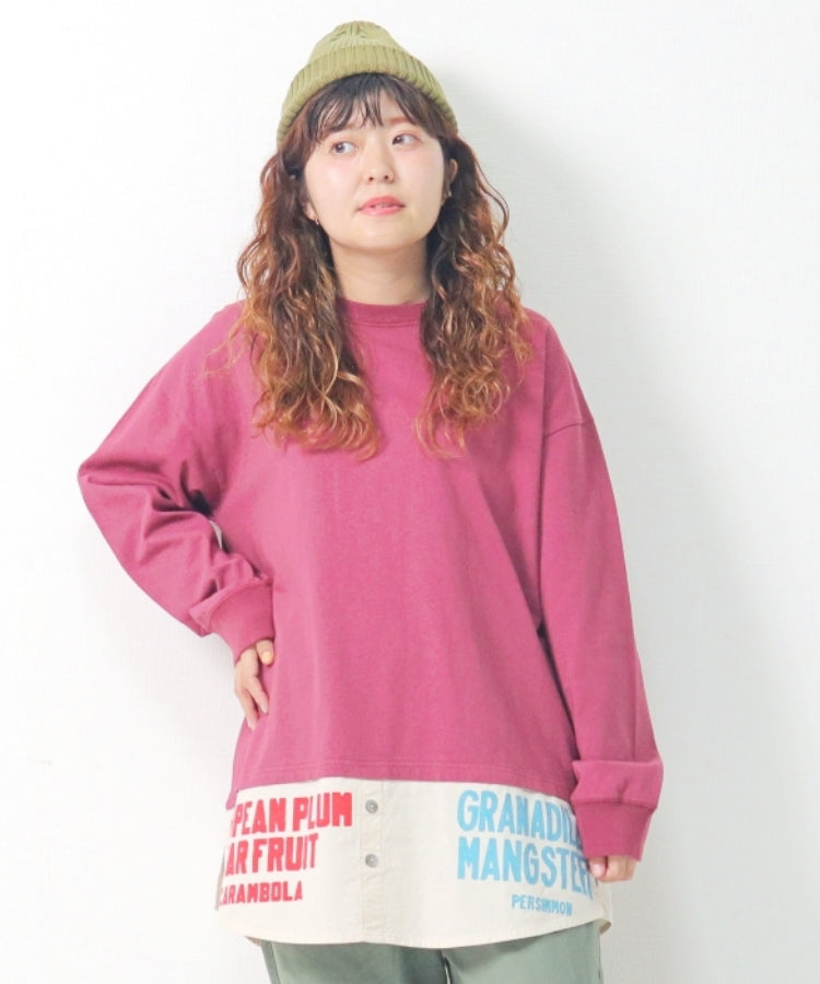 【秋冬新作】 レイヤード風ロンTee/23082605
