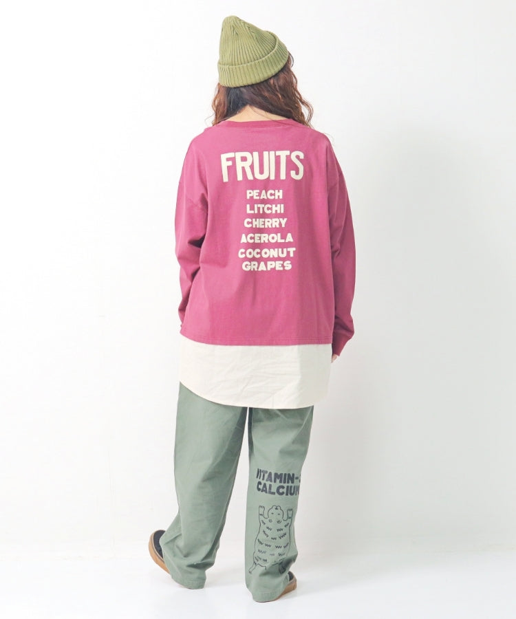 【秋冬新作】 レイヤード風ロンTee/23082605
