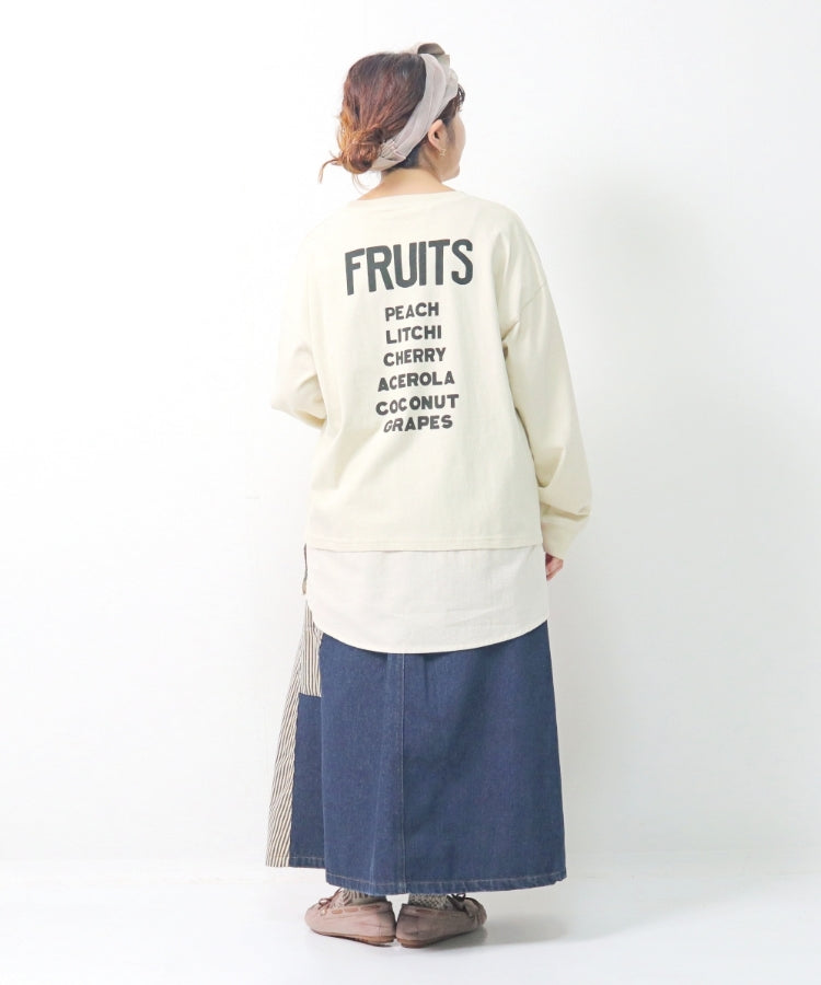 【秋冬新作】 レイヤード風ロンTee/23082605