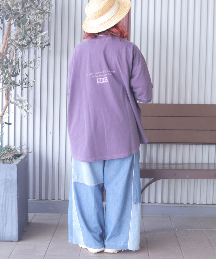 【新作】ピグメントヴィンテージ ロゴ TシャツTシャツ/ME-K51022
