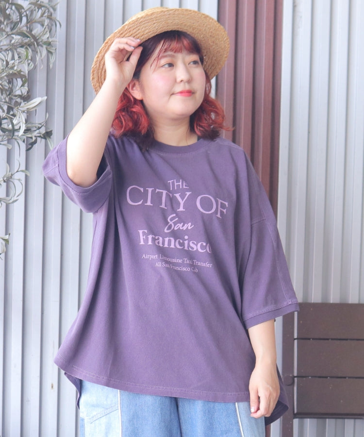 【新作】ピグメントヴィンテージ ロゴ TシャツTシャツ/ME-K51022