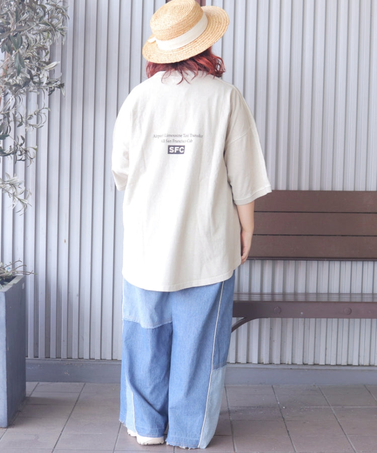 【新作】ピグメントヴィンテージ ロゴ TシャツTシャツ/ME-K51022