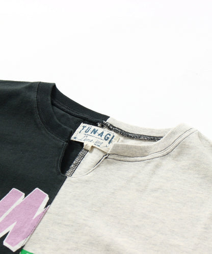 リメイク風プリントTシャツ/ 23022607