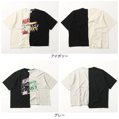 リメイク風プリントTシャツ/ 23022607