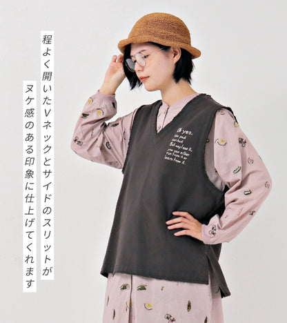 刺繍ロゴベスト / 23024608