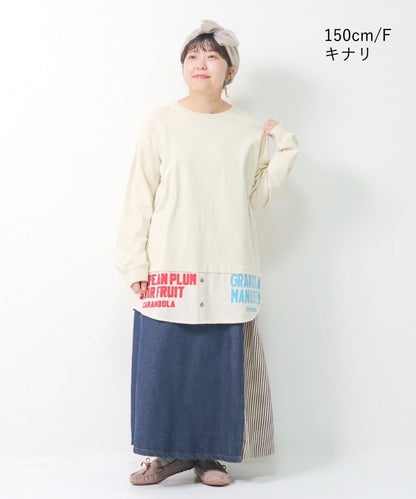 【秋冬新作】  レイヤード風ロンTee/23082605