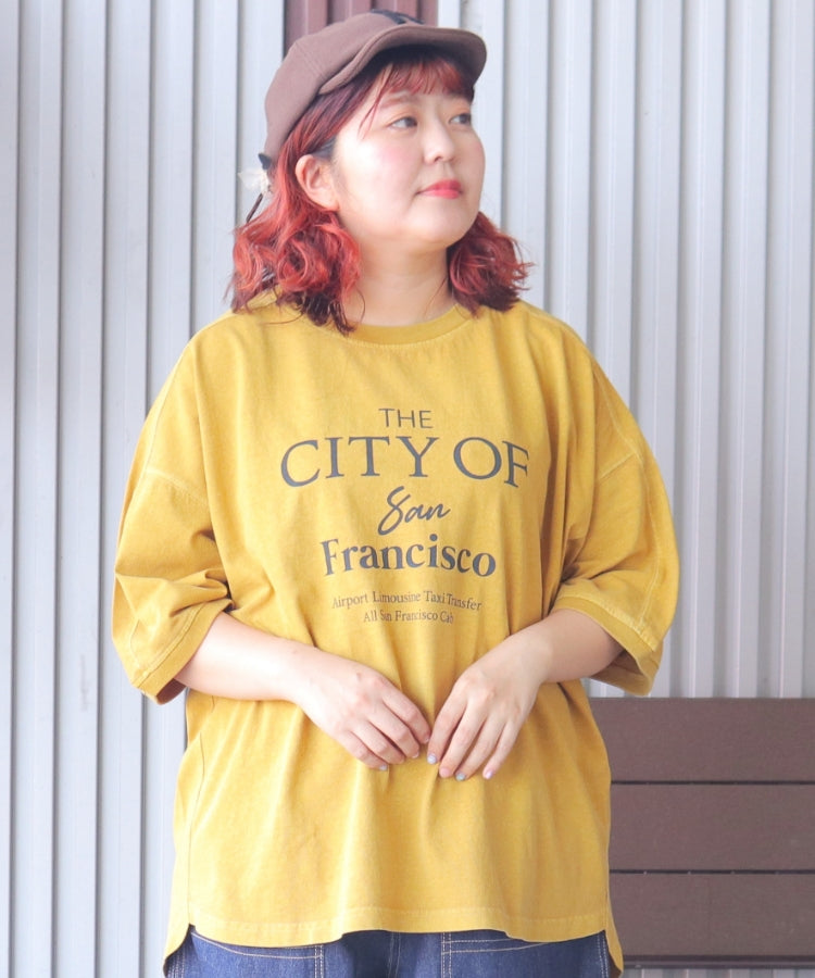 【新作】ピグメントヴィンテージ ロゴ TシャツTシャツ/ME-K51022