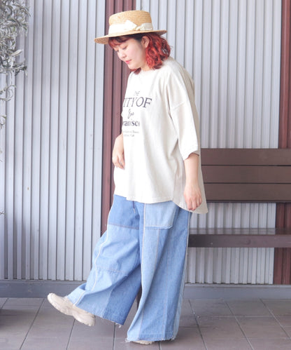 【新作】ピグメントヴィンテージ ロゴ TシャツTシャツ/ME-K51022